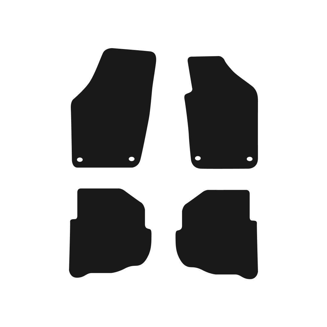 Volkswagen Polo (2004-2009) Car Mats Mat Shape