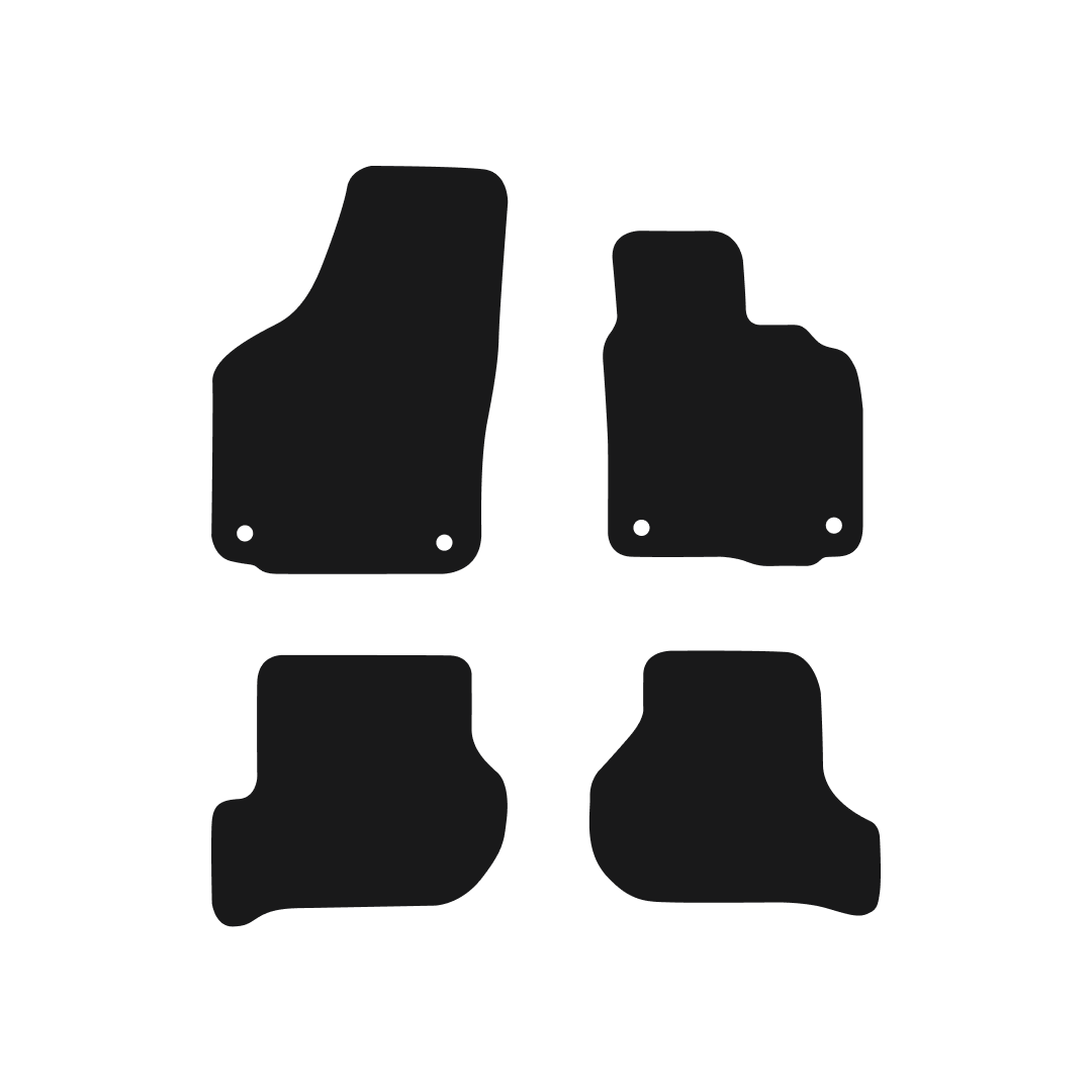 Volkswagen Scirocco (2008-2018) Car Mats Mat Shape