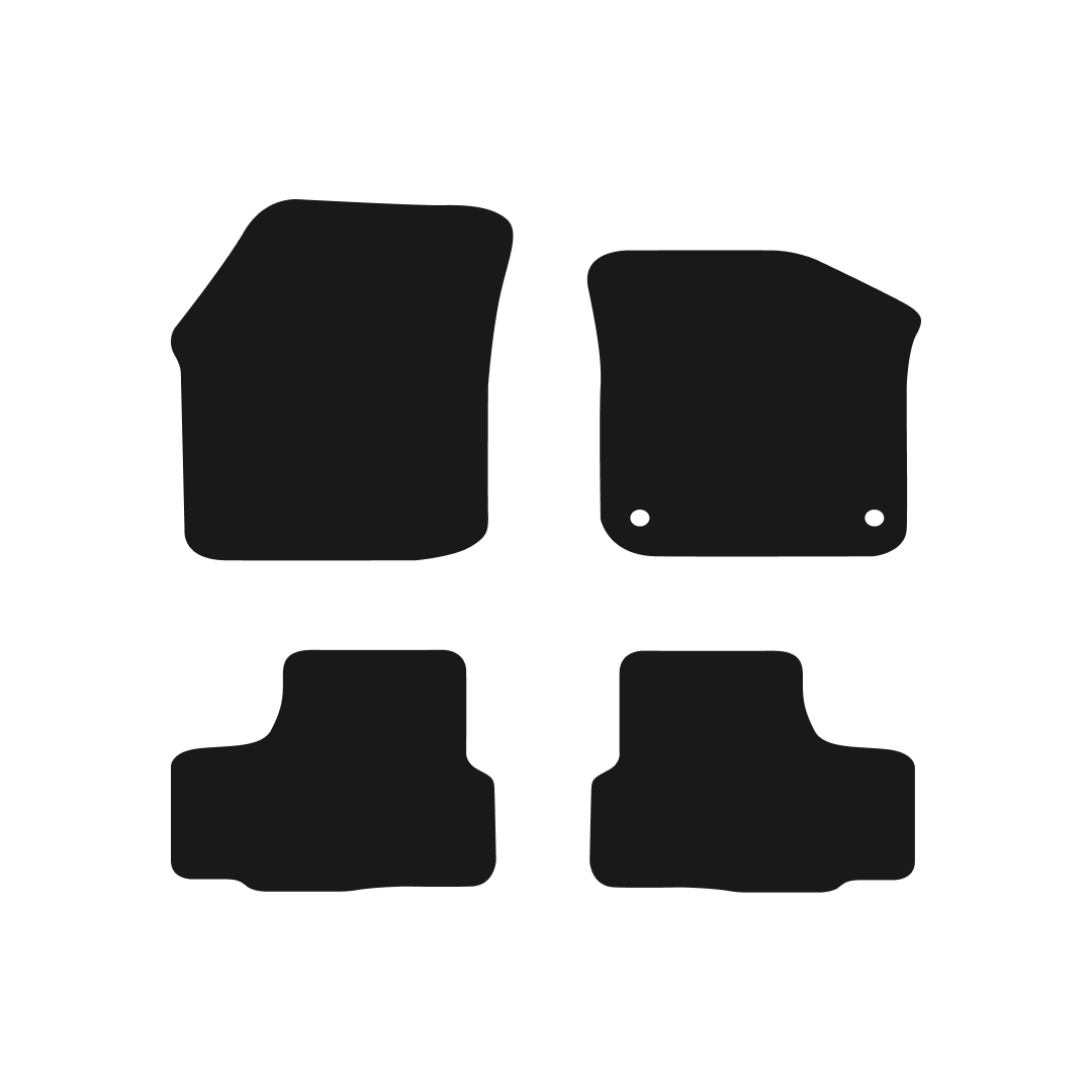 Volkswagen Up (2012-2023) Car Mats Mat Shape