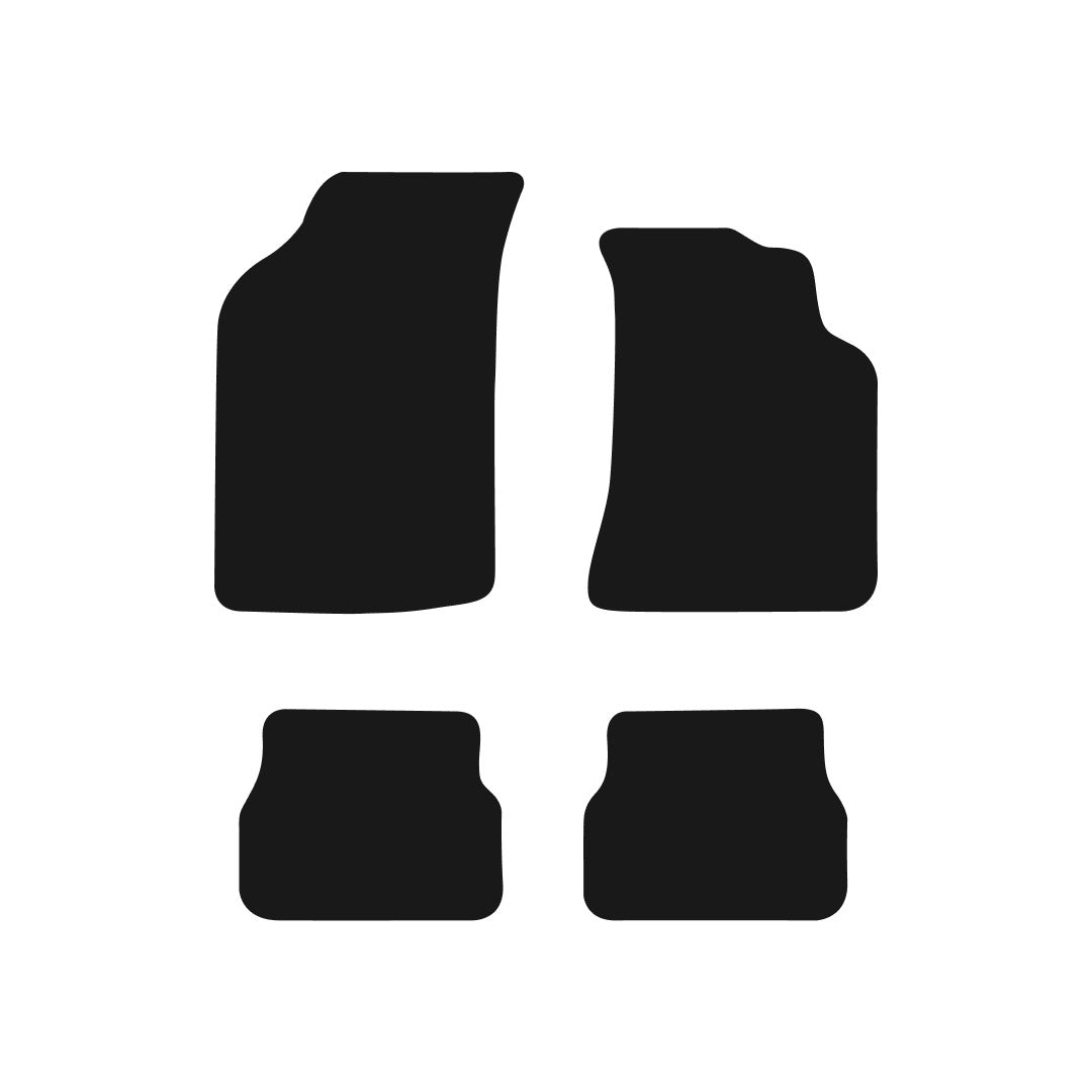 Volkswagen Golf MK2 (1983-1992) Car Mats Mat Shape