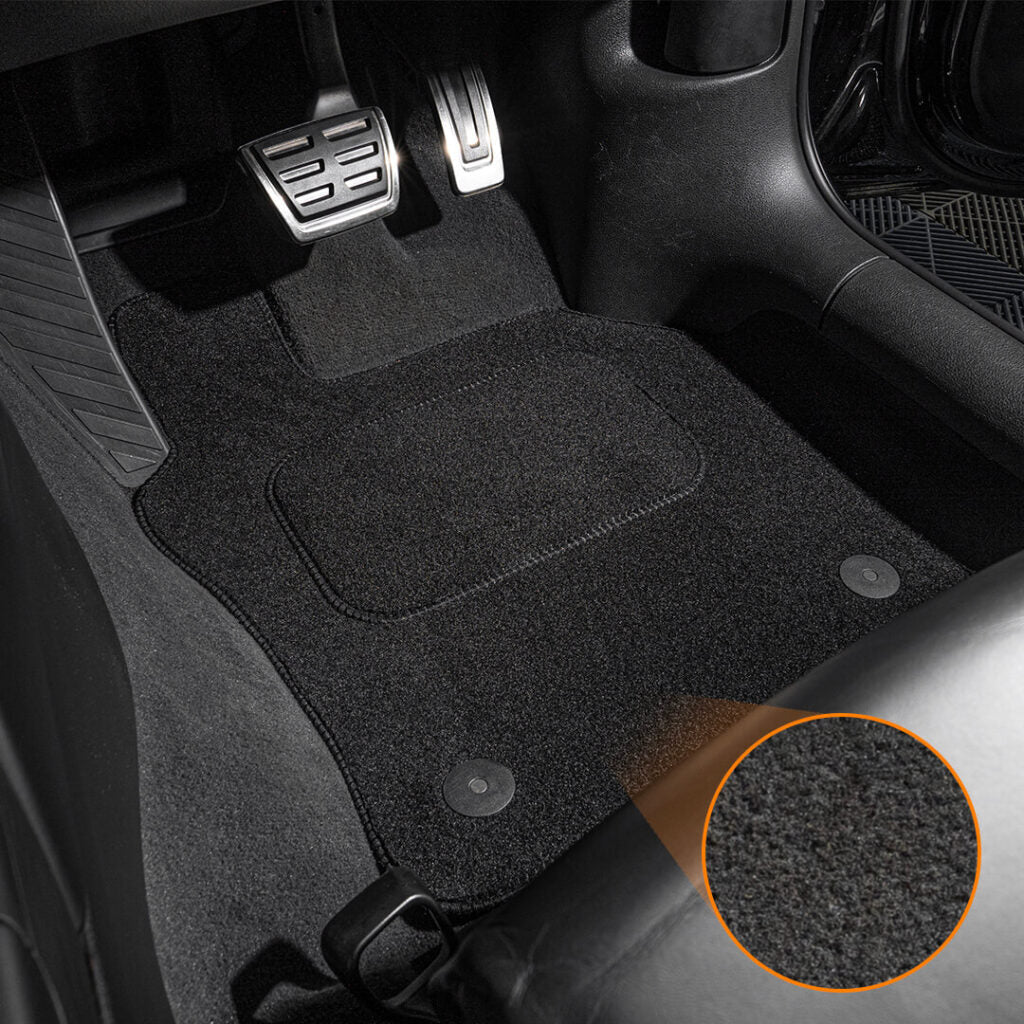 Custom Carpet Floor Mats For SEAT Tarraco 2019+ – 4-Piece Set With Fixing Clips (Choose Material & Color)