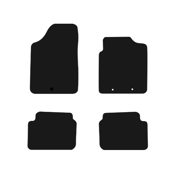 Hyundai i10 (2009-2014) Car Mats (2 clips) Mat Shape