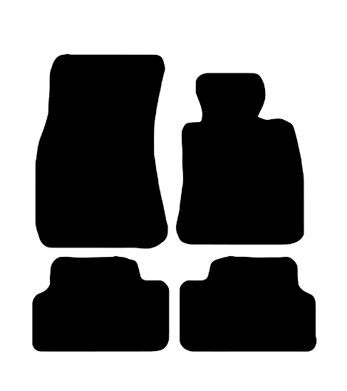 BMW 6 Series (2004-2012) Car Mats Mat Shape