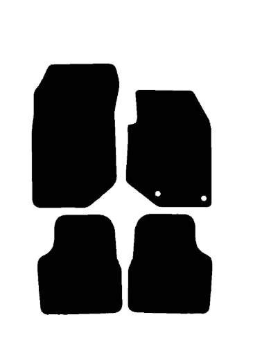 Citroen C4 (2020-2024) Car Mats Mat Shape