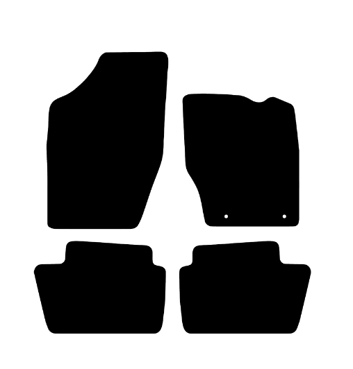 Citroen C4 (2004-2010) Car Mats (Not Picasso Clip Version) Mat Shape