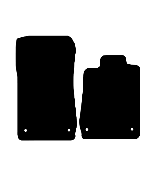 Mercedes SLK (1996-2004) Car Mats (4-clips) Mat Shape