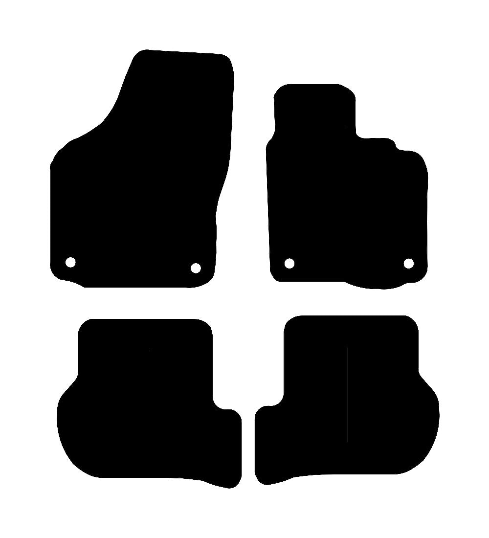 Volkswagen Golf MK6 (2008-2013) Car Mats Mat Shape
