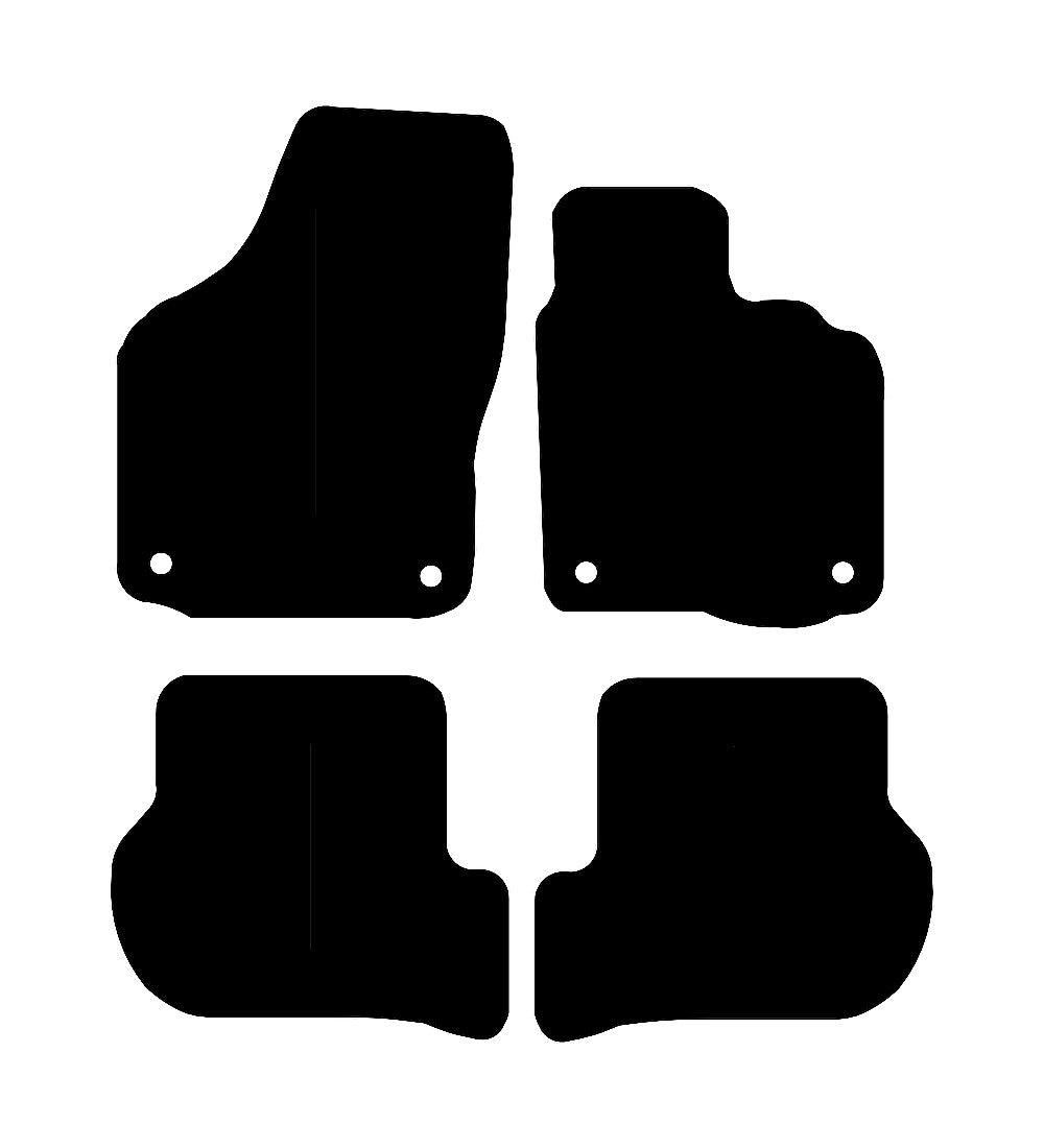 Skoda Octavia Estate & Hatchback (2004-2008) Car Mats (No Clips) Mat Shape
