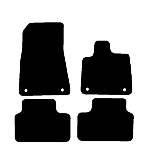 Volvo C40 Electric (2021-2024) Car Mats Mat Shape