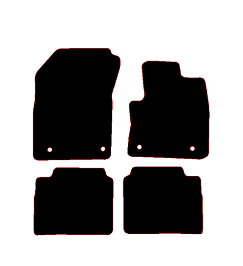 Nissan X-Trail (2022-2025) Car Mats (E Power Model) Mat Shape