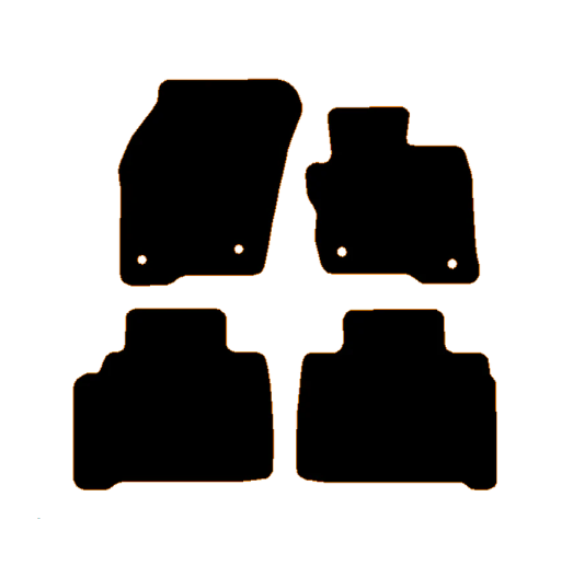 Ford S Max (2021-2024) Car Mats Mat Shape