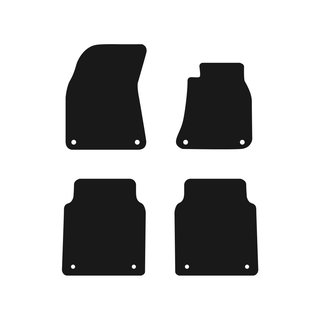 Audi A8 LWB (2010-2018) Car Mats Mat Shape