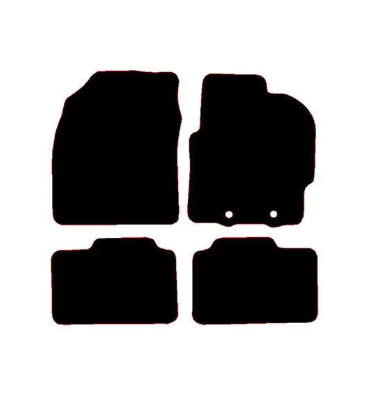 Toyota Aygo X (2022-2024) Car Mats Mat Shape