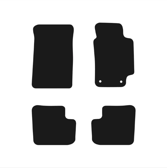 Toyota Avensis (1997-2002) Car Mats (2 clip) Mat Shape