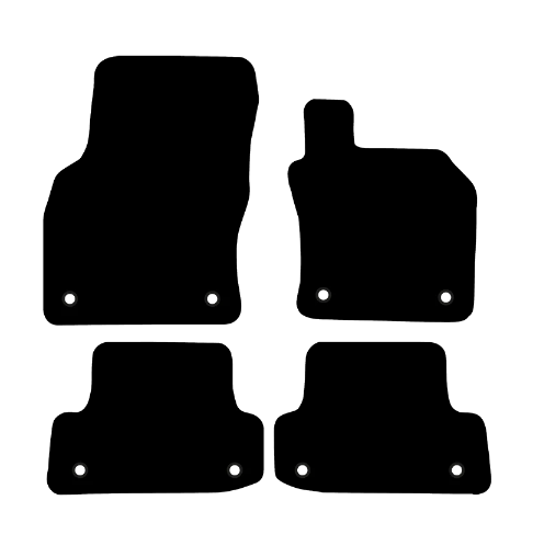 Audi A8 (2013-2016) Car Mats (8VA) Mat Shape