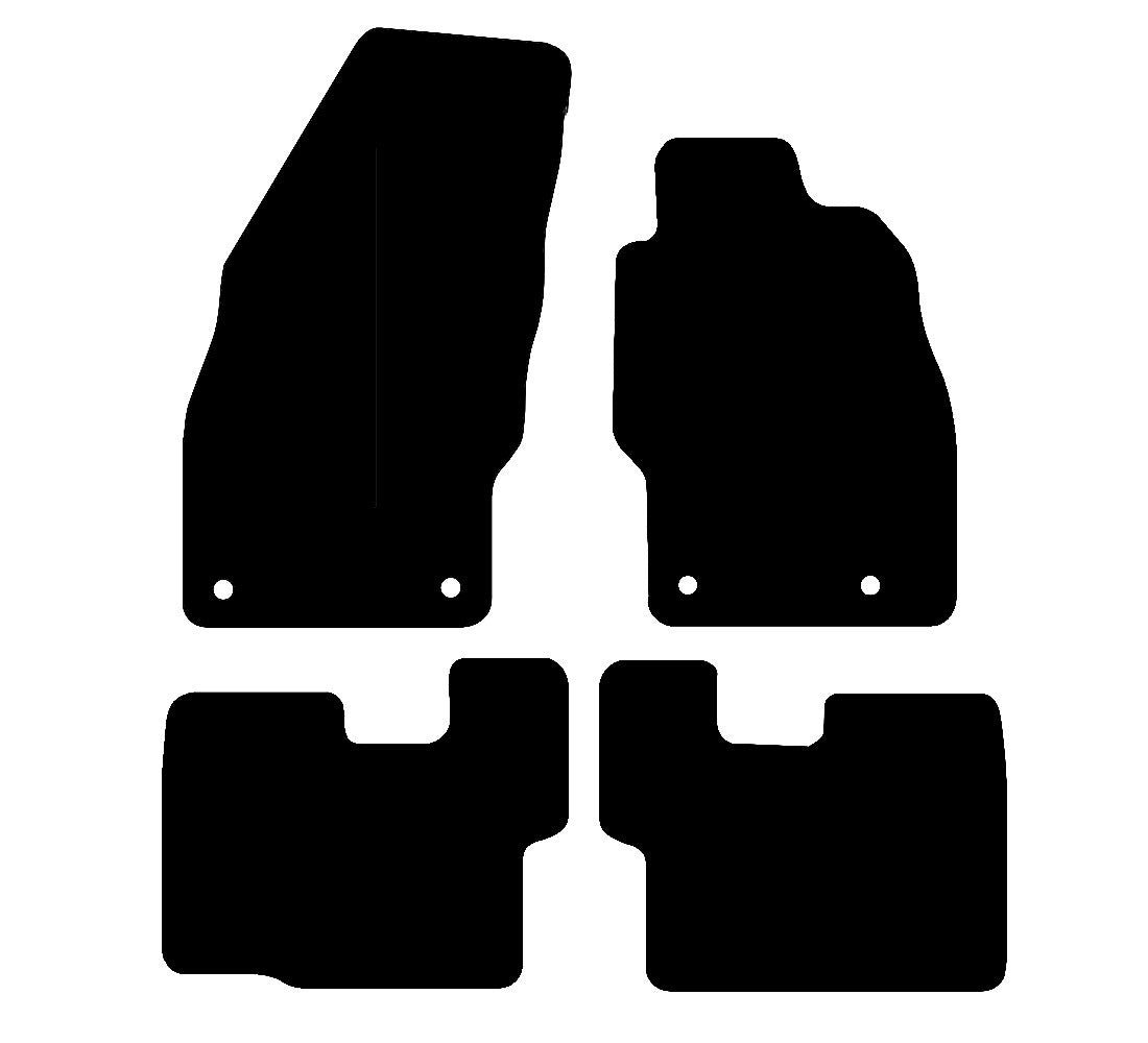 Vauxhall Corsa E (2014-2019) Car Mats Mat Shape