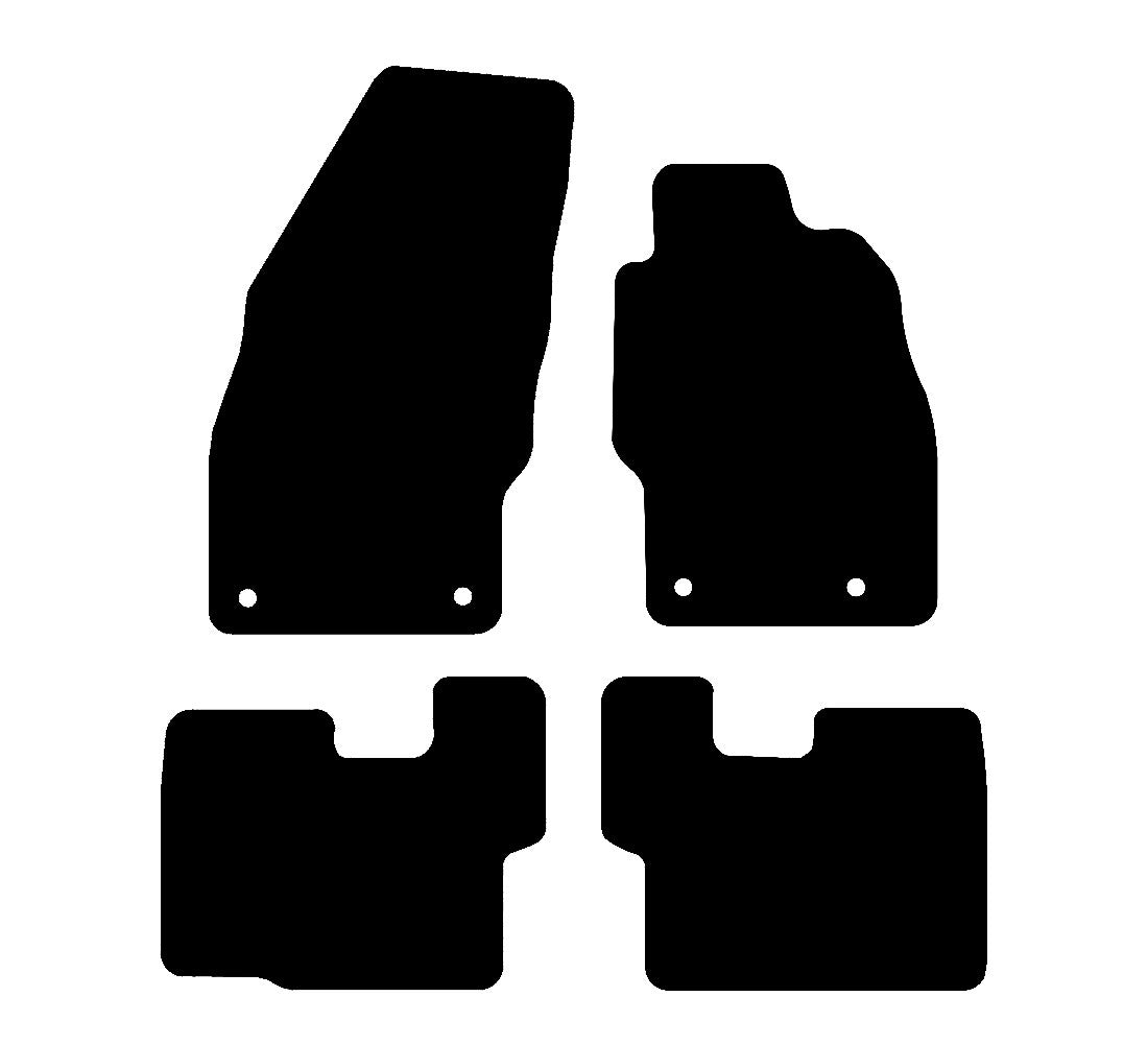 Vauxhall Corsa D (2007-2014) Car Mats Mat Shape