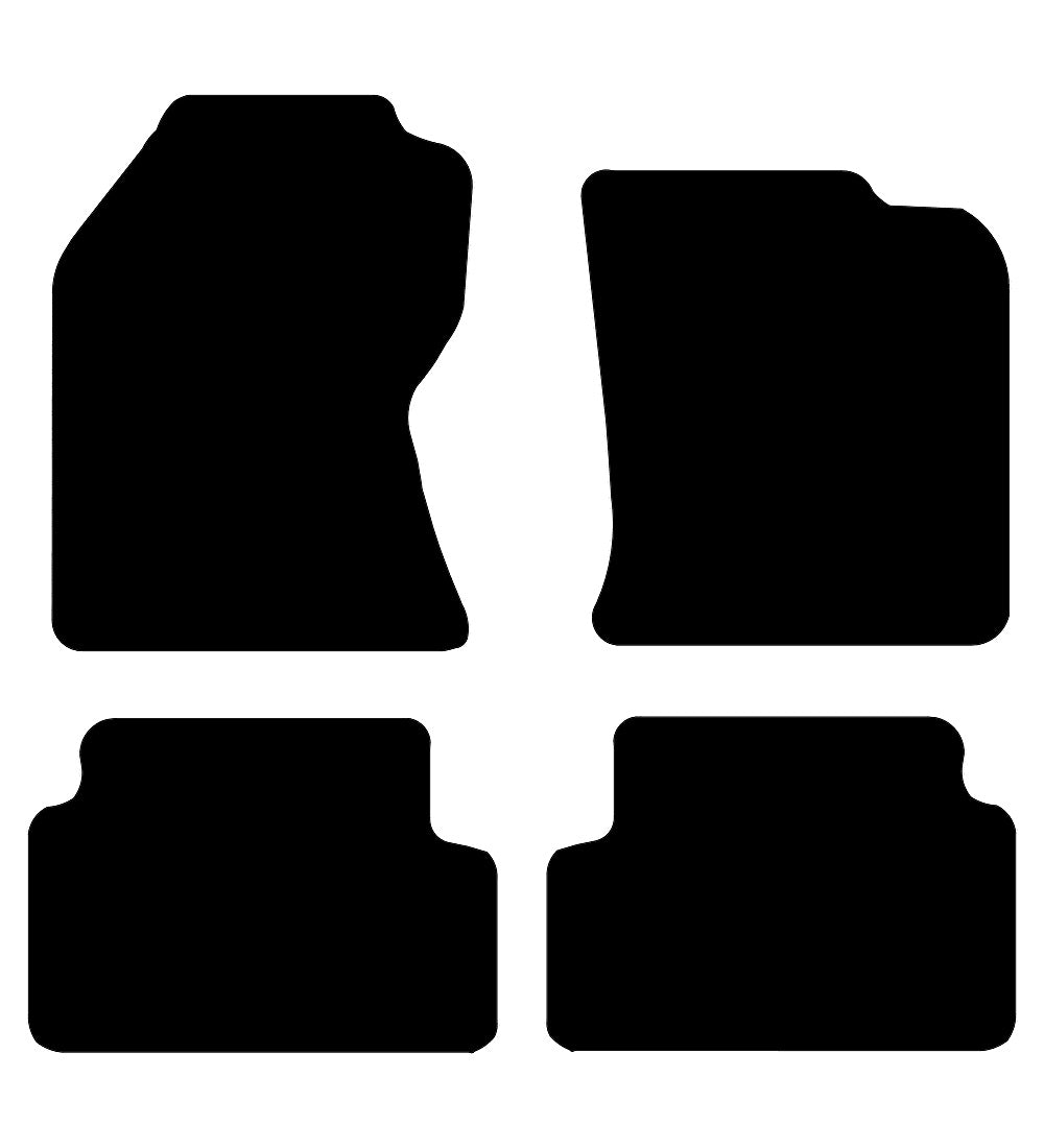 Ford Focus (2-Clips) (1998-2004) Car Mats Mat Shape