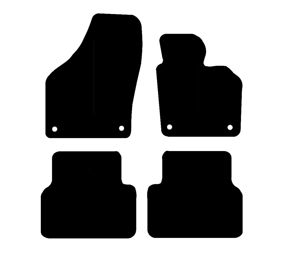 Volkswagen Tiguan (2007-2016) Car Mats Mat Shape