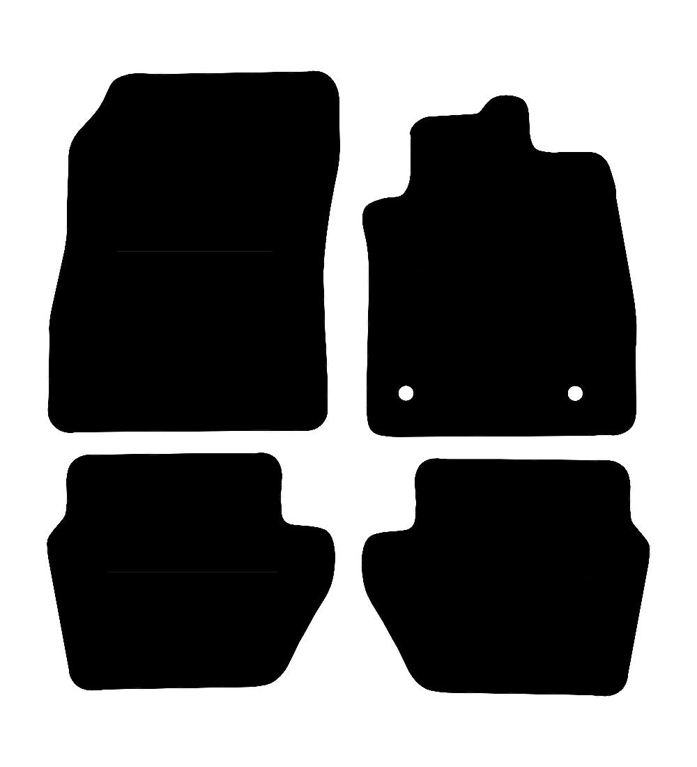 Ford Fiesta MK8 (2017-2023) Car Mats Mat Shape