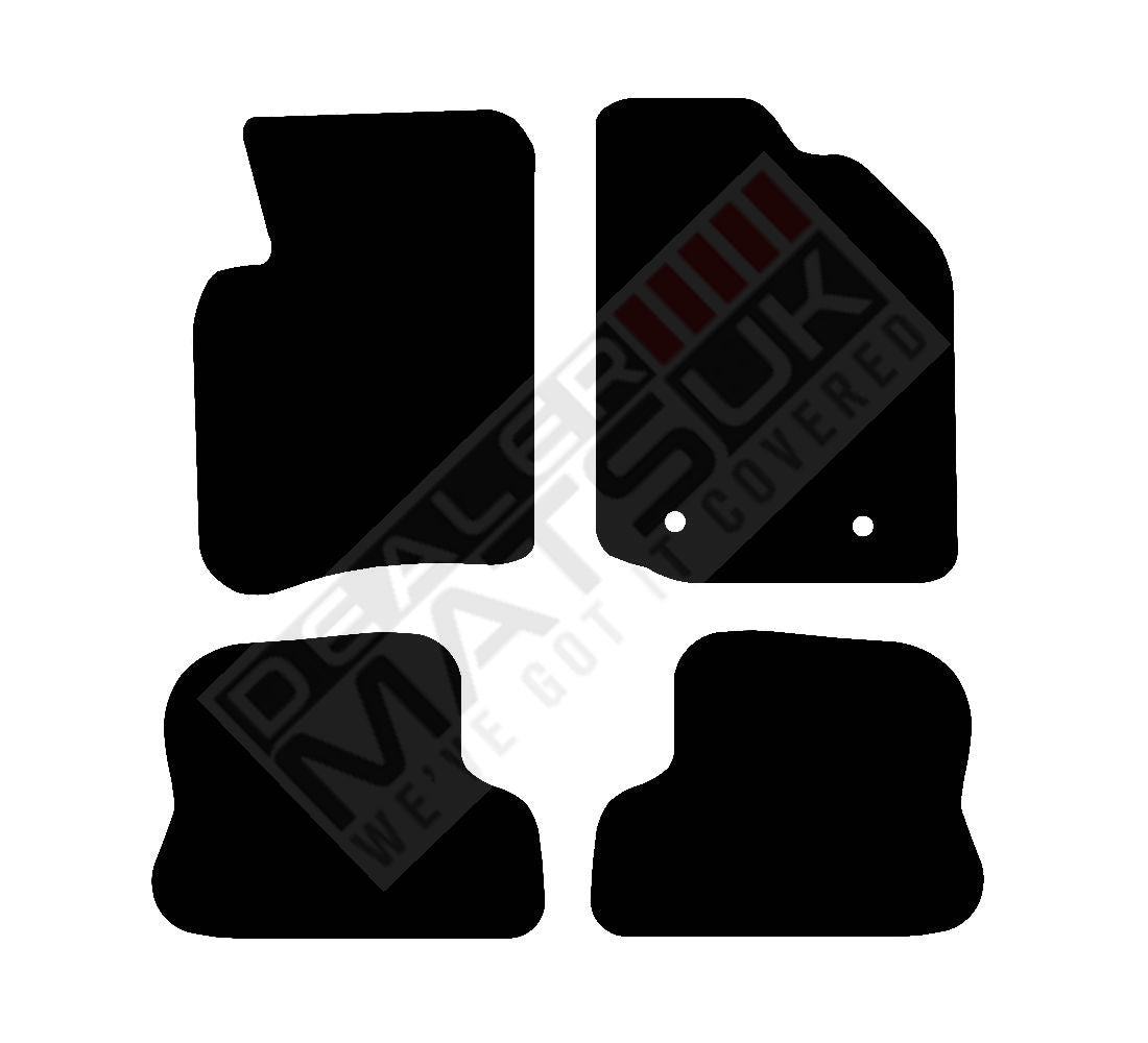 Ford KA (1996-2008) Car Mats (No Clips) Mat Shape