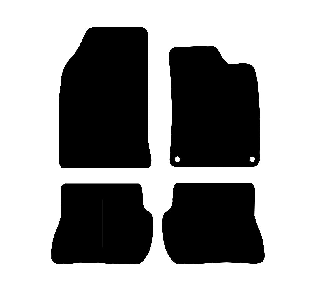 Ford Fiesta MK6 (2002-2008) Car Mats (No Fixings) Mat Shape