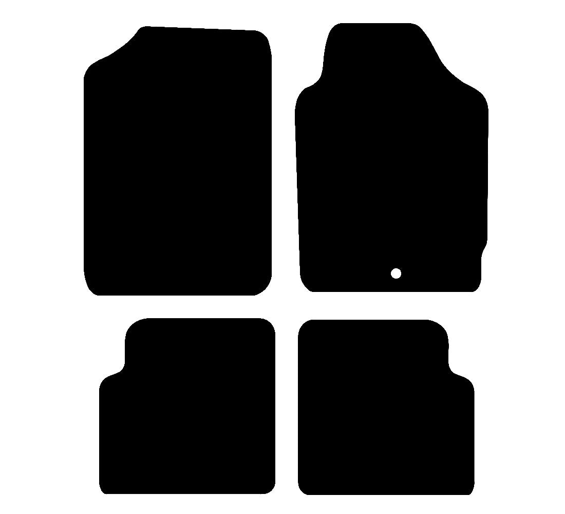 Peugeot 306 (1991-2001) Car Mats Mat Shape