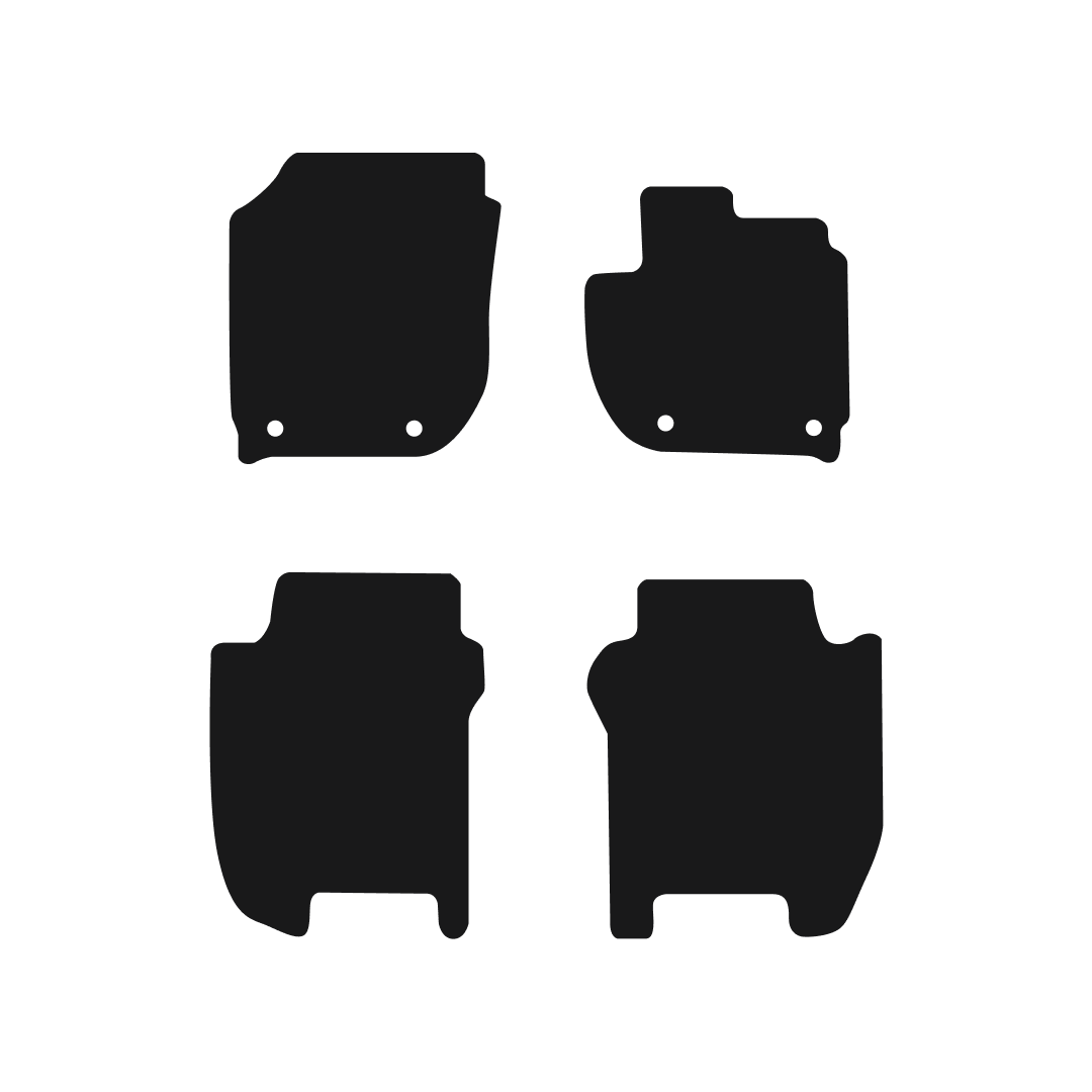 Honda Jazz Manual (2015-2020) Car Mats Mat Shape