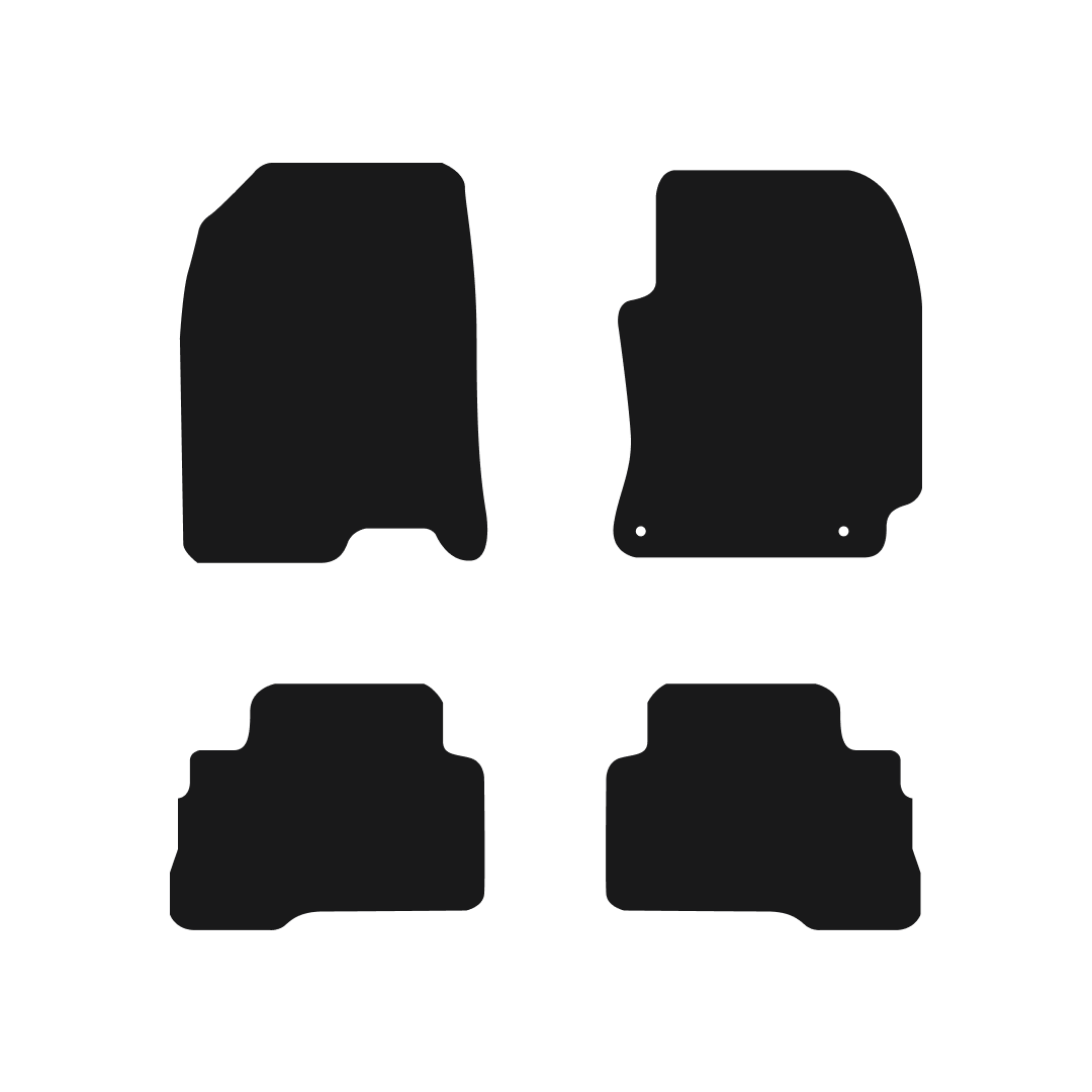 Hyundai Kona Hybrid (2017-2020) Car Mats Mat Shape