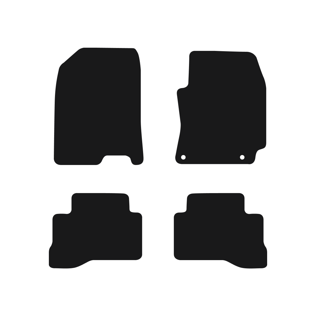 Hyundai Kona Hybrid (2020-2023) Car Mats Mat Shape