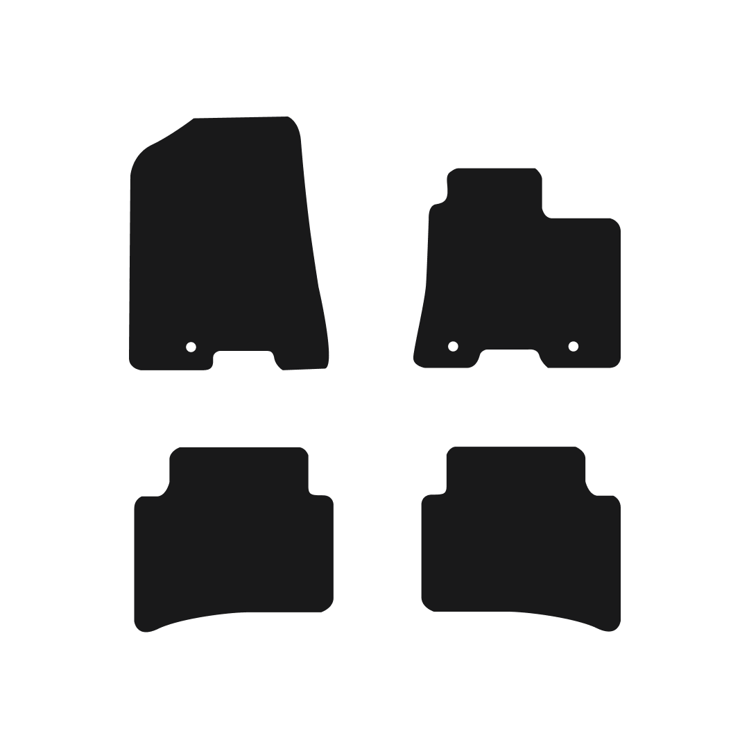 Hyundai Nexo (2019-2024) Car Mats Mat Shape