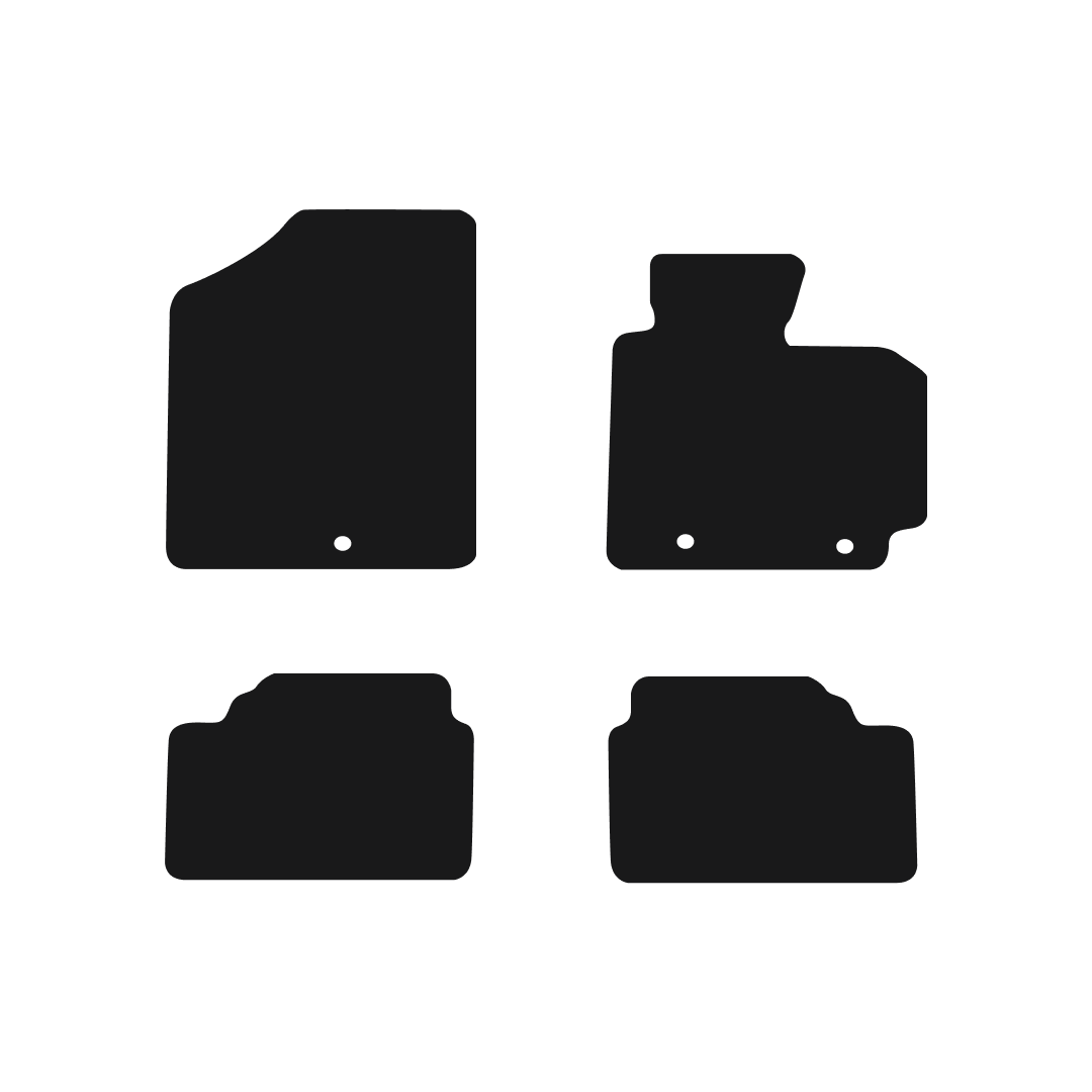 Hyundai Veloster (2012-2024) Car Mats Mat Shape