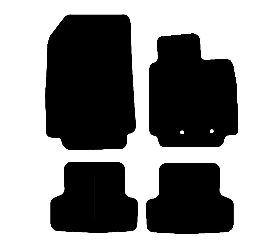 Renault Clio Sport Tourer (2008-2012) Car Mats Mat Shape