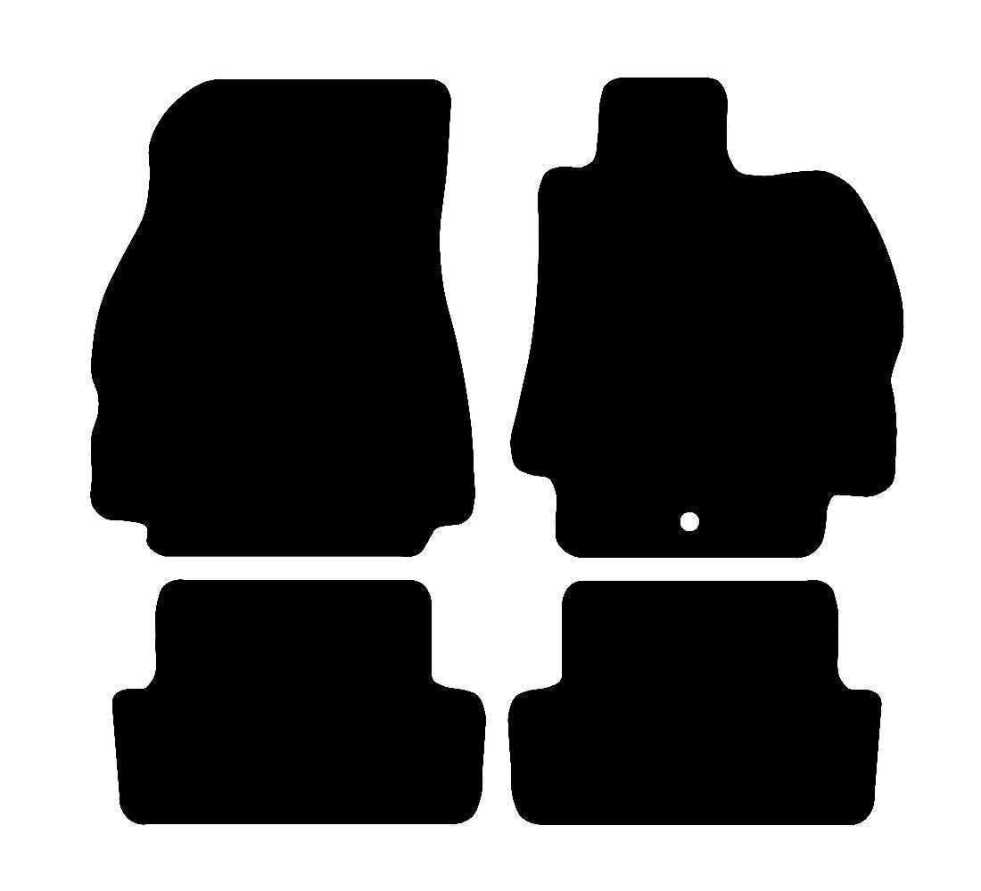 Renault Megane (2003-2008) Car Mats Mat Shape