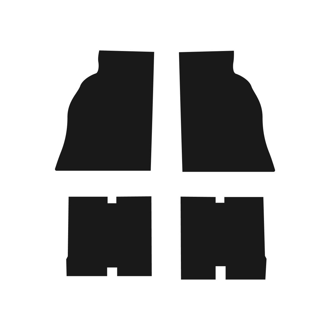 Jaguar E-Type Car Mats (1961-1975) Car Mats Mat Shape
