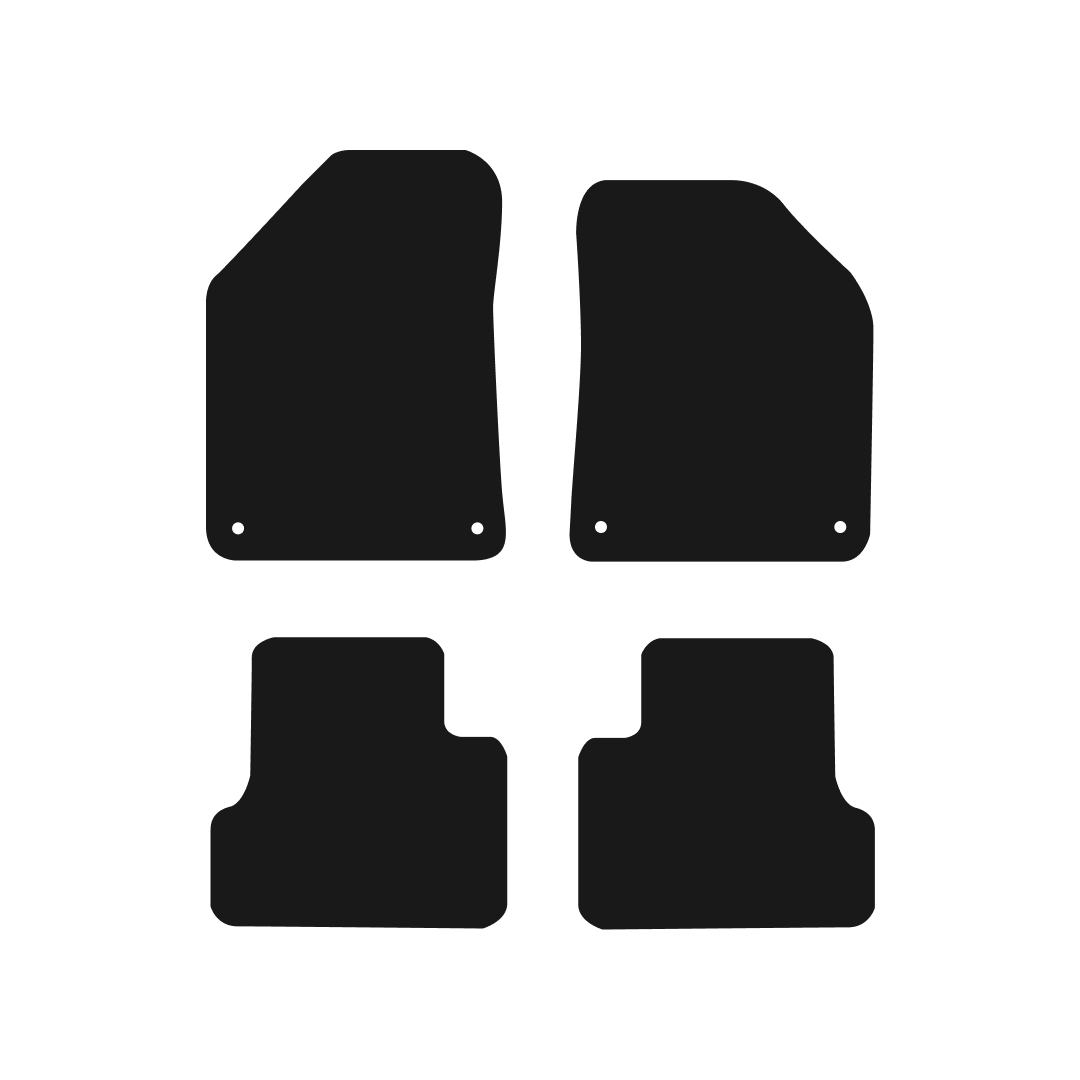 Jeep Cherokee (2014-2024) Car Mats Mat Shape