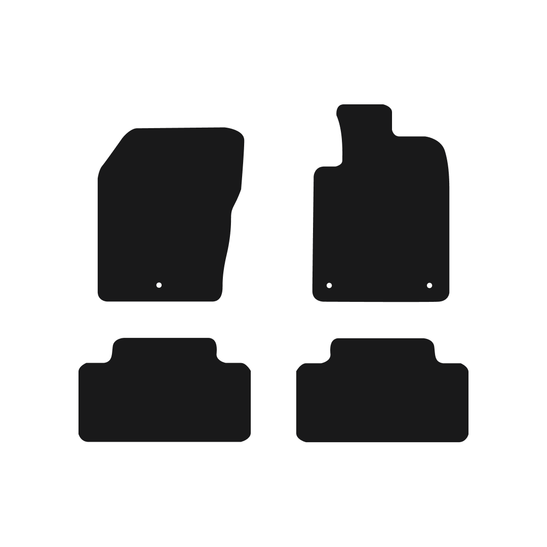 Jeep Grand Cherokee (2011-2013) Car Mats Mat Shape