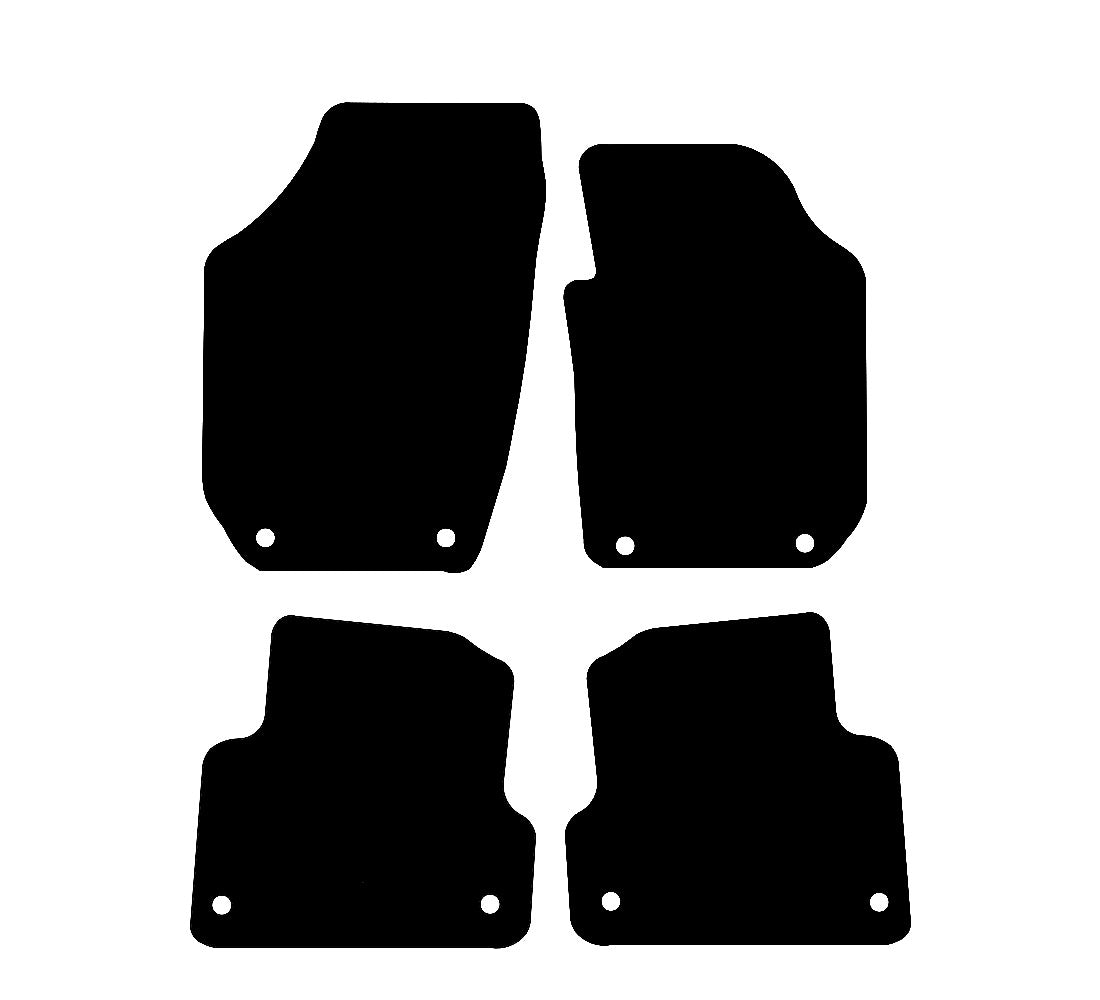 Skoda Fabia (2007-2014) Car Mats (4-clips) Mat Shape