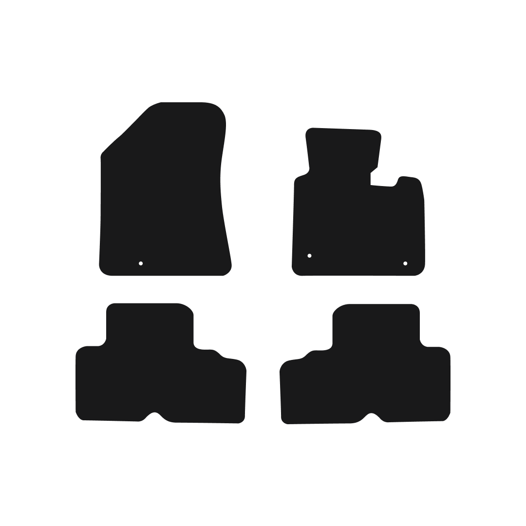 Kia Carens (2013-2023) Car Mats Mat Shape