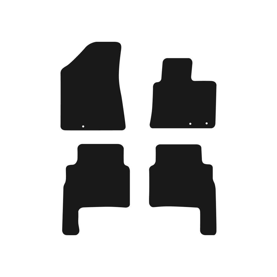 Kia Sorento (2010-2012) Car Mats (5 Seater) Mat Shape