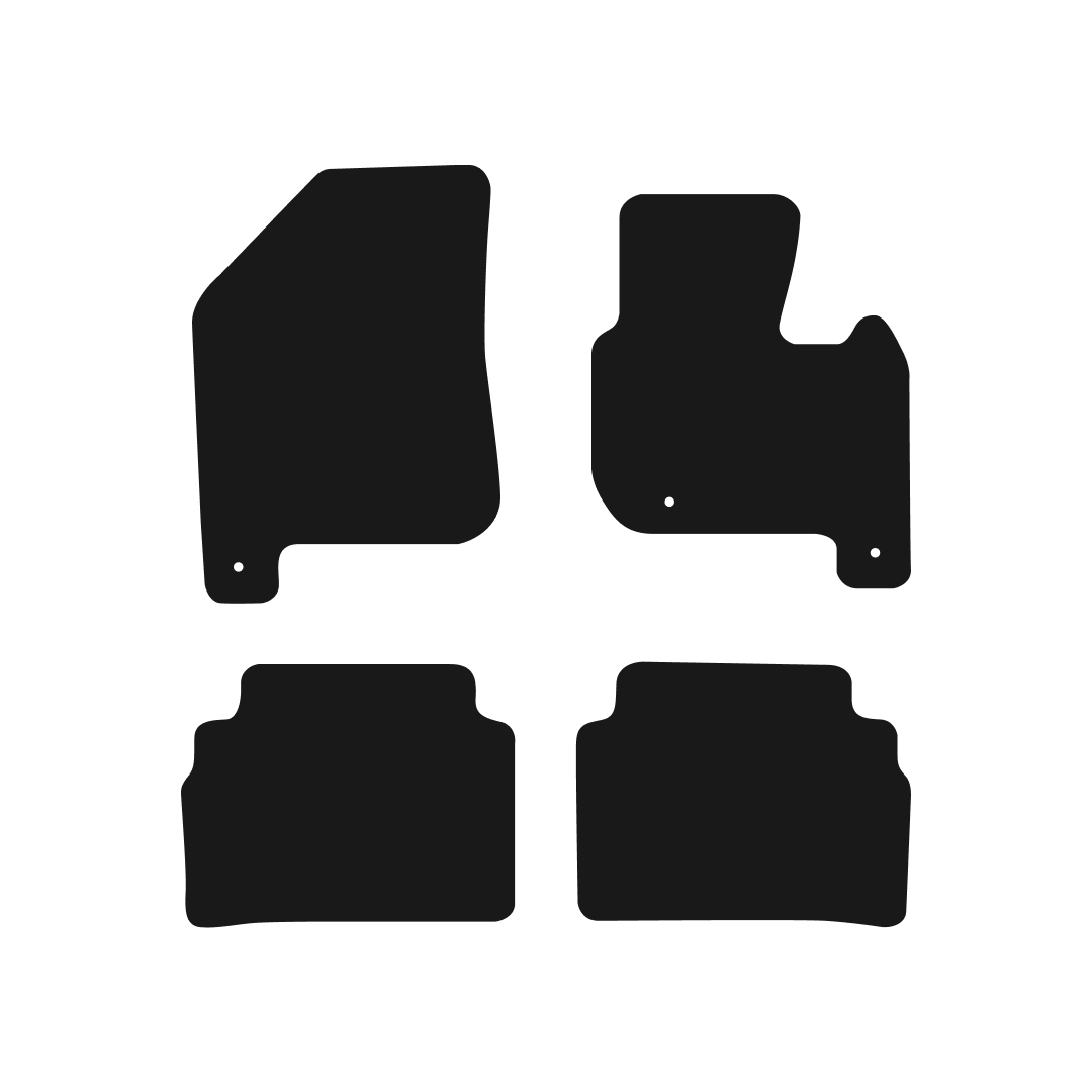 Kia Soul EV (2016-2019) Car Mats Mat Shape