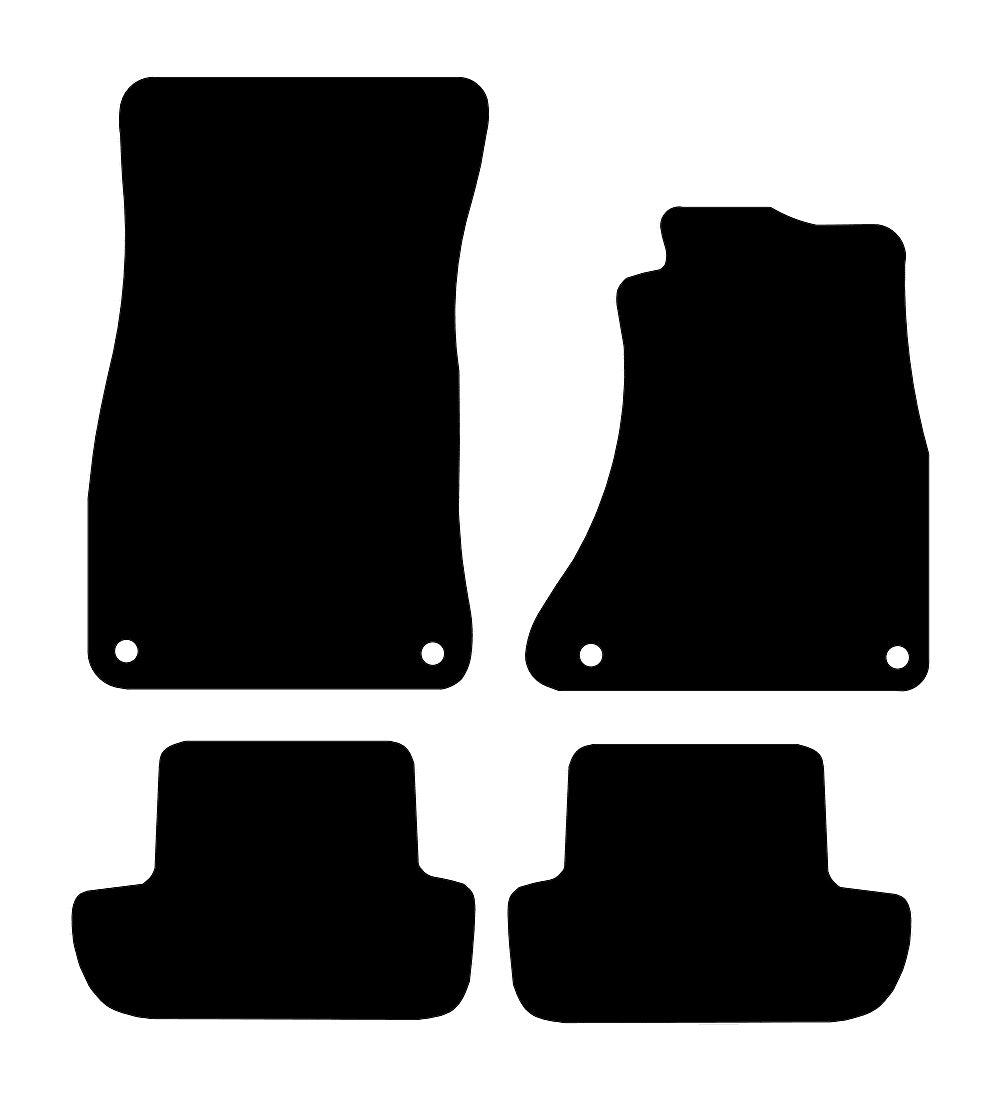 Audi A5 Coupe & Cabriolet (2006-2016) Car Mats Mat Shape
