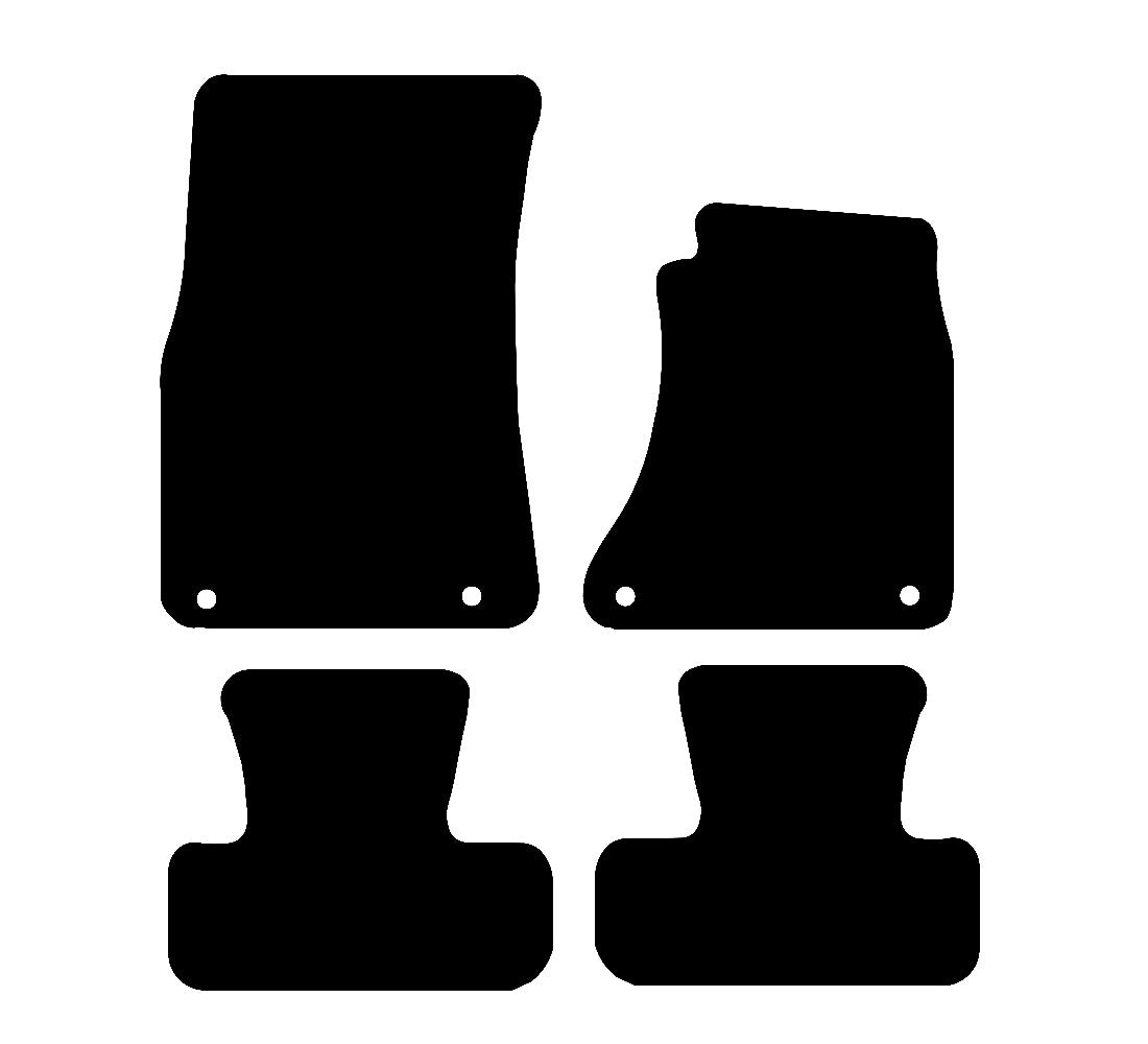 Audi Q5 (2008-2017) Car Mats Mat Shape