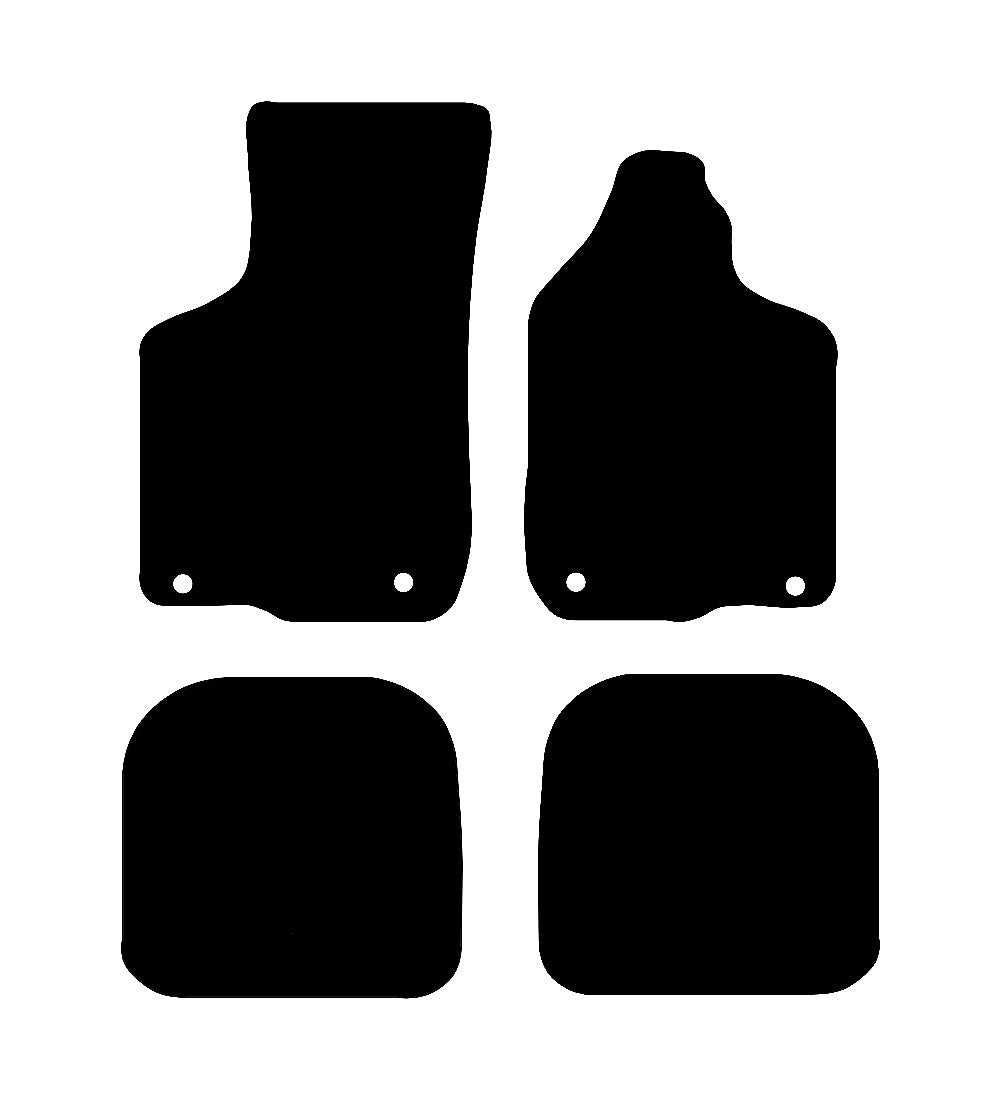 Audi A3 1996-2002 (4-clips) Car Mats Mat Shape