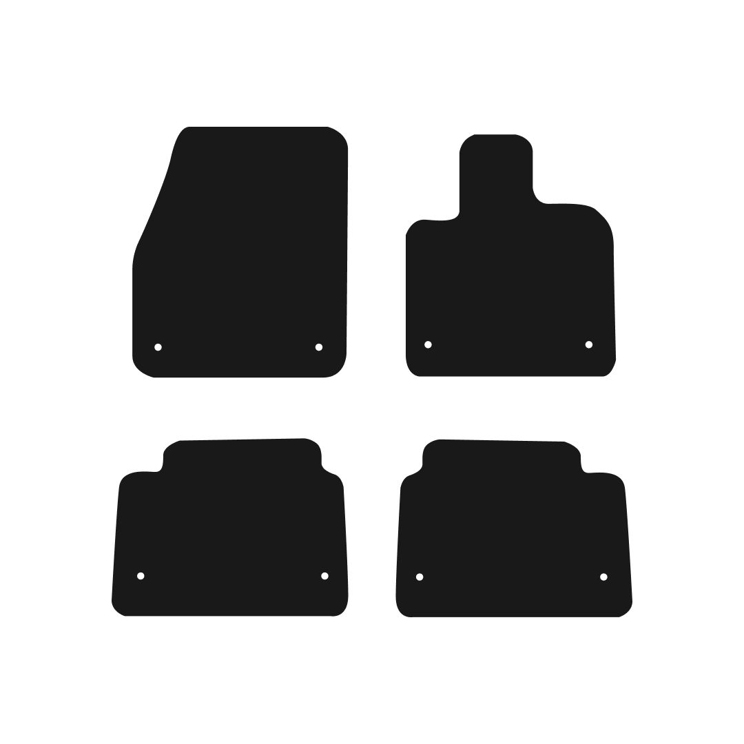 Land Rover Discovery Sport (2019-2024) Car Mats (Hybrid) Mat Shape