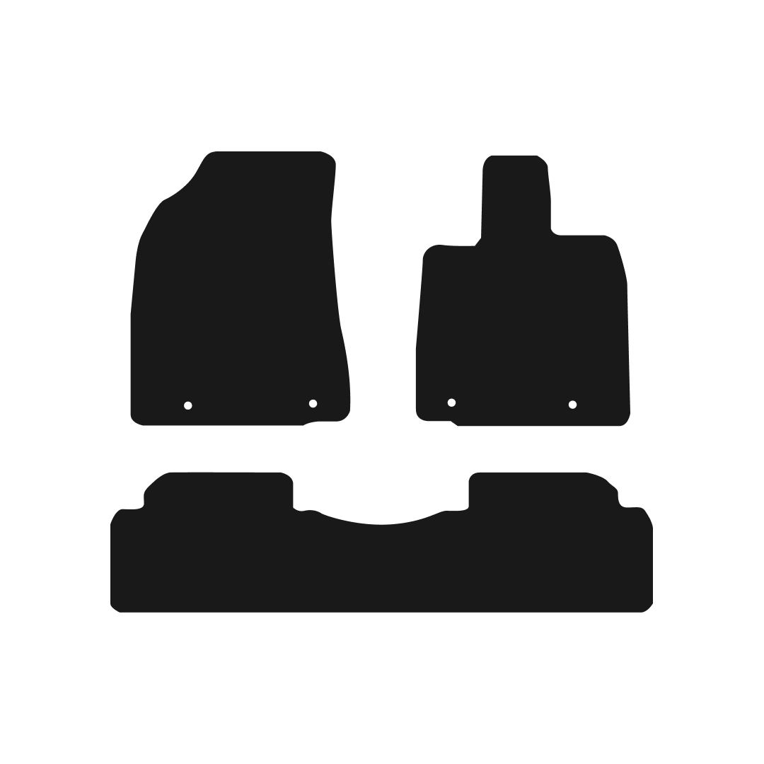 Lexus RX 450H (2009-2013) Car Mats Mat Shape