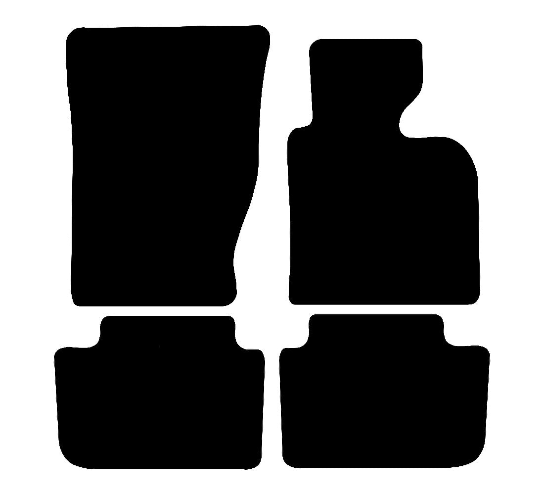 BMW X3 (2004-2011) Car Mats (With Clips) Mat Shape