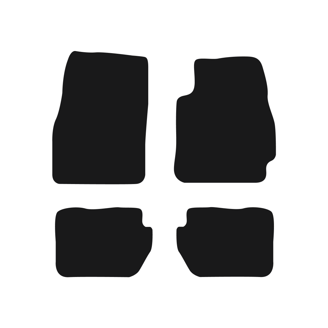 Mazda 2 (2007-2012) Car Mats Mat Shape