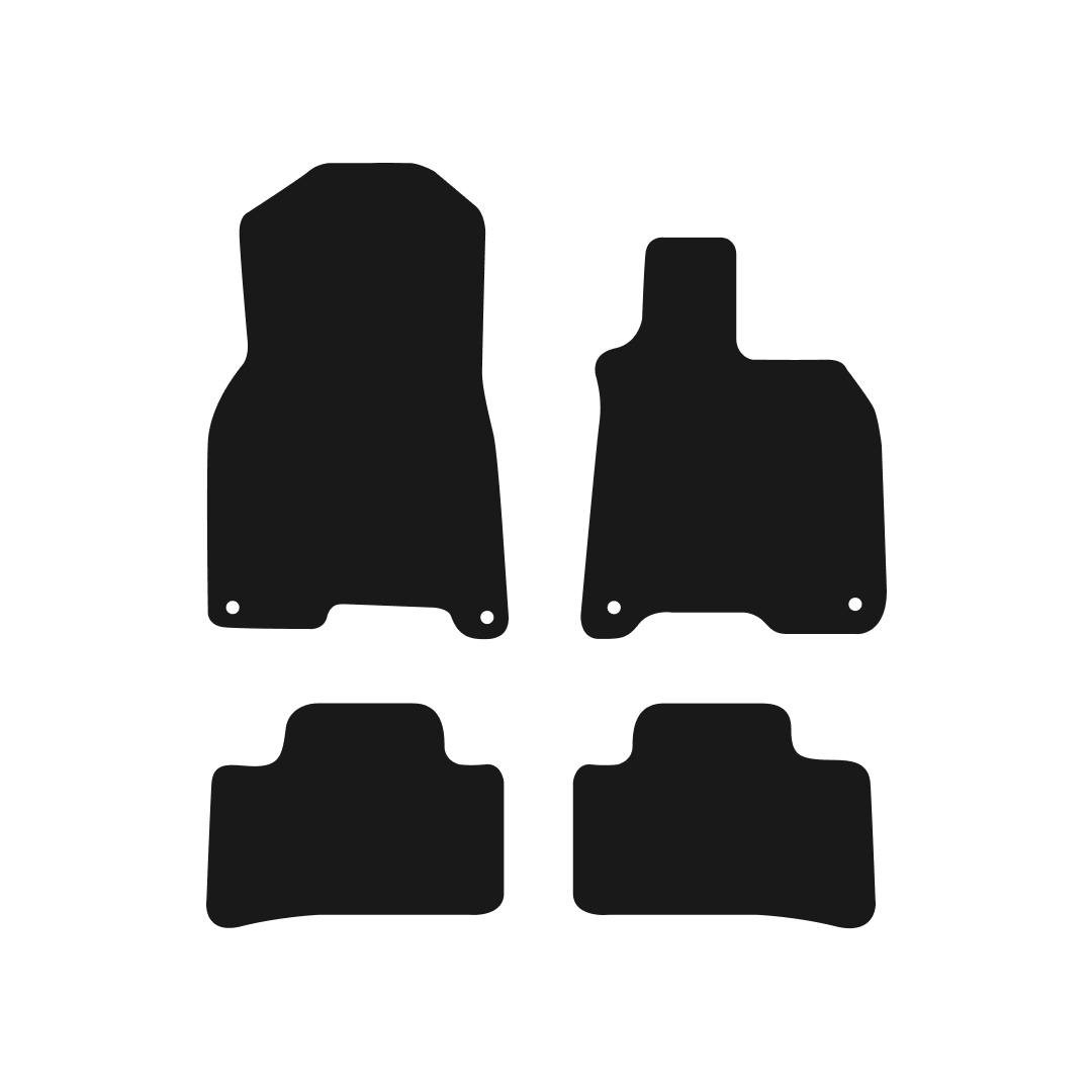 Mercedes EQE (2022-2024) Car Mats Mat Shape