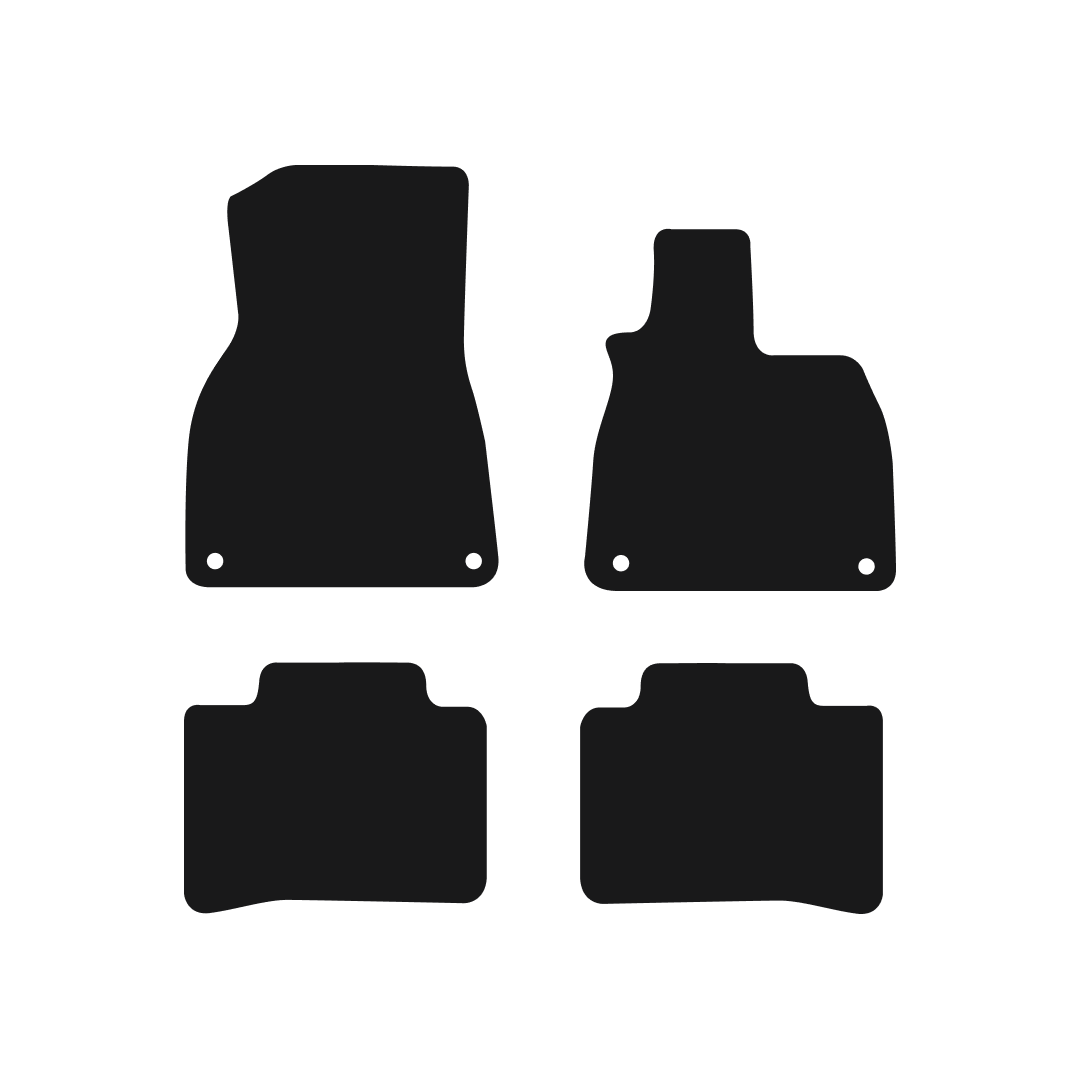 Mercedes EQS (2021-2024) Car Mats Mat Shape